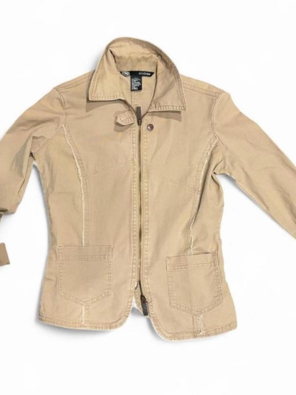 Ecko Unlimited Women’s Tan Utility Zip Jacket